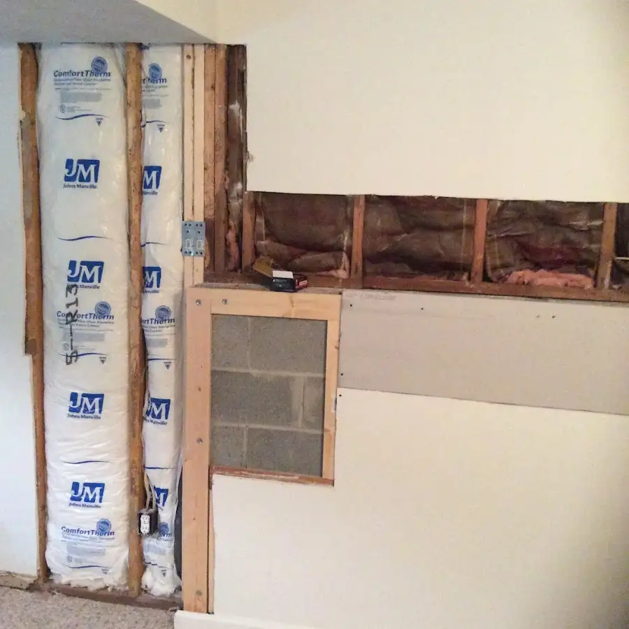 Wall insulation replacement during Structural Drying in Gun Plain